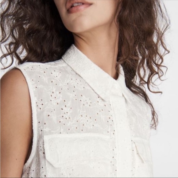 Rag & Bone April Eyelet Blouse - Picture 5 of 14